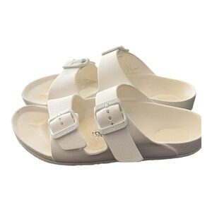 👣 Birkenstock Arizona EVA Sandals - Kids Size 30  12/12.5 - White
